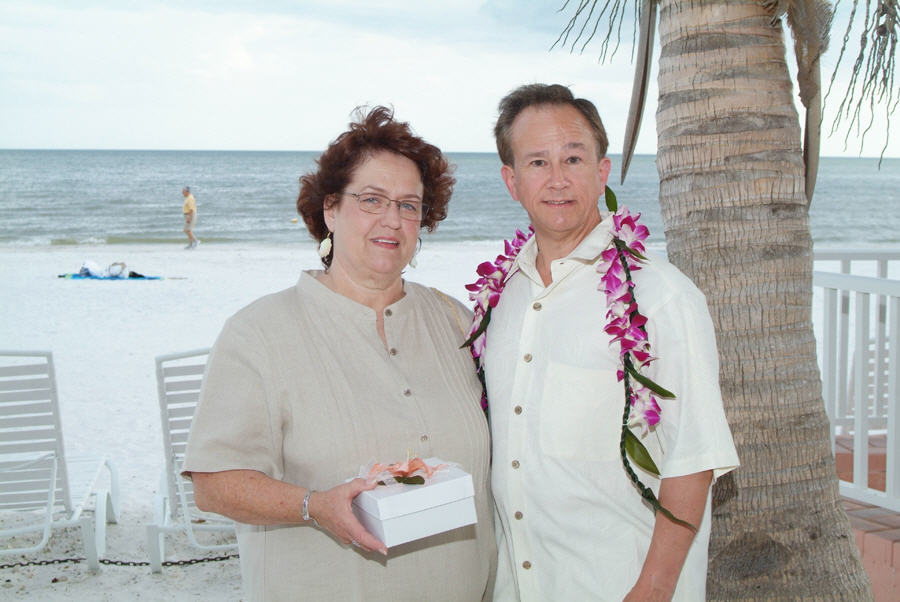 Mark and Jeri on the beach