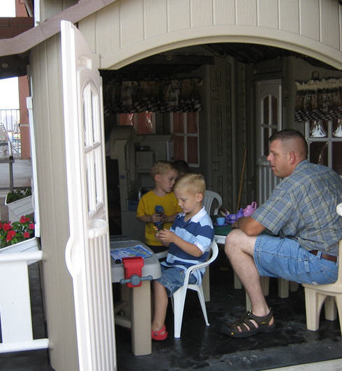 The Boys and one Big Boy